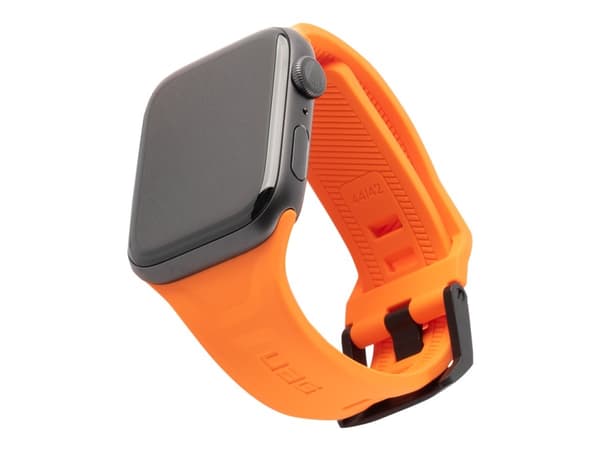 Urban Armor Gear Scout, Yhtye, Älykello, Oranssi, Apple, Watch 44/42, Silikoni