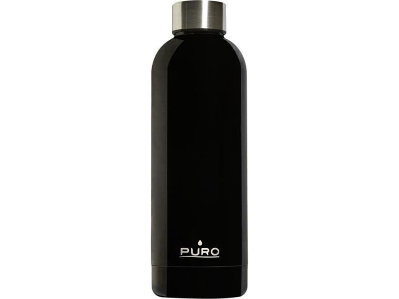 Puro Thermal Bottle Hot & Cold 500ml Shiny Black