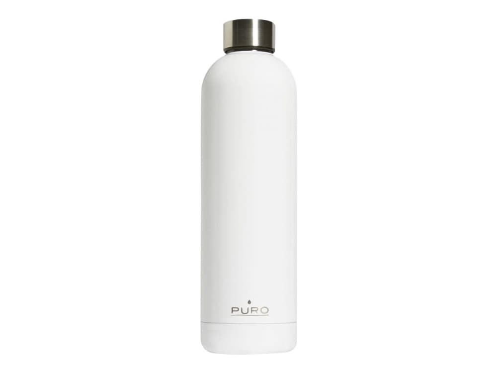 Puro Hot&Cold - Termoflaske - Størrelse 7.5 cm diameter - Høyde 26 cm - 750 ml - glanshvit