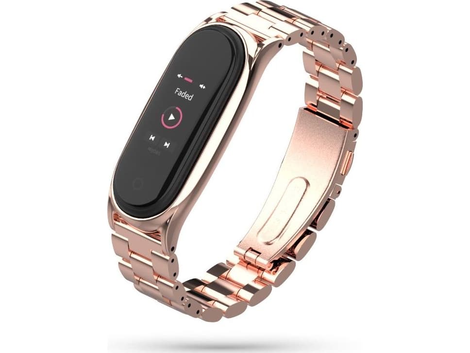 Tech-Protect Steel bracelet Mi Smart Band 5 rose gold