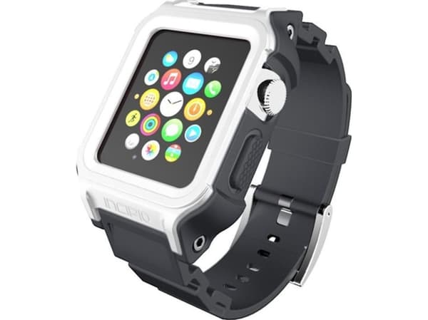 Incipio Octane Strap - Pansarband för Apple Watch 38/40/41 mm (vit/grå)