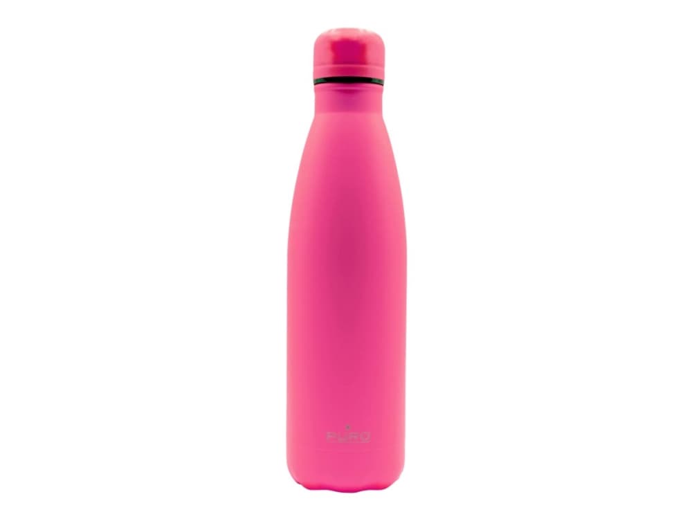 Puro ICON FLUO - Termoflaske - Størrelse 6.7 cm diameter - Høyde 23.5 cm - 500 ml - fluorescerende rosa