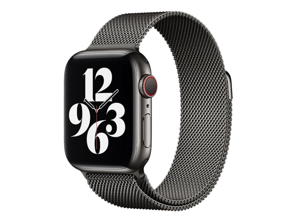 Apple 40mm Milanese Loop - Klokkestropp for smart armbåndsur - Normal størrelse - grafitt - for Watch (38 mm, 40 mm)