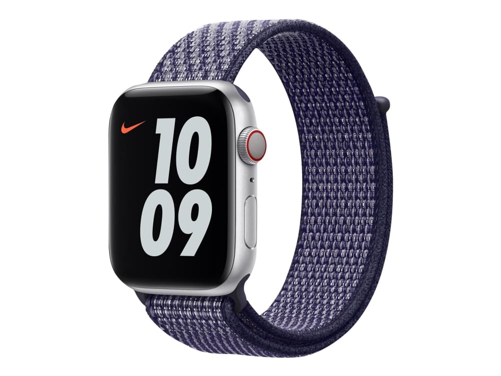 Apple 44mm Nike Sport Loop - Klokkestropp for smart armbåndsur - Normal størrelse - purpur puls - for Watch (42 mm, 44 mm)