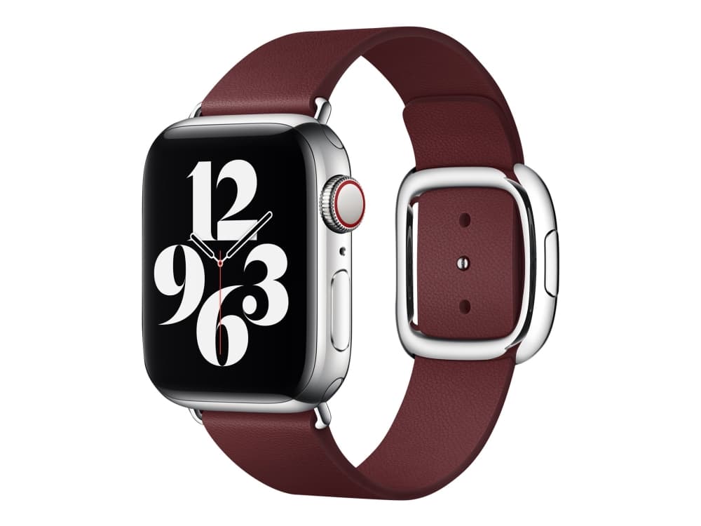 Apple modernes Lederarmband für Watch 40mm (granat) M
