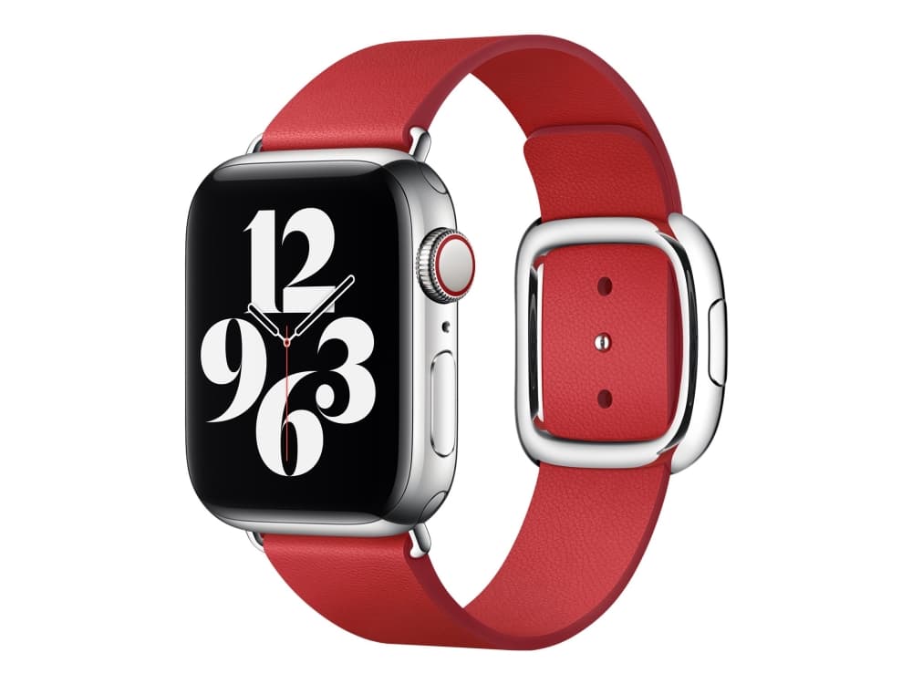 Apple modernes Lederarmband für Watch 40mm (scharlachrot) L