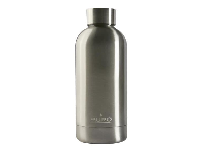 Puro Hot&Cold - Termoflaske - Størrelse 7.5 cm diameter - Høyde 19 cm - 350 ml - glossy steel