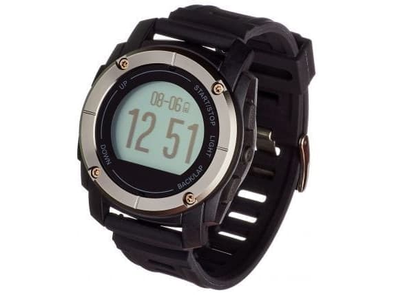 Garett Electronics Sport 23 GPS, Svart, Sølv, Støvresistent, Vannbestandig, Rund, Gummi, IP67, LCD