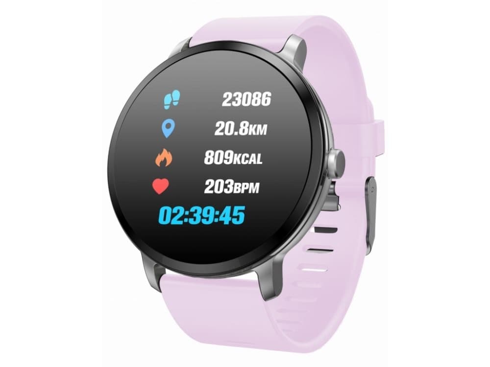 Garett Electronics Sport 24, Svart, Dammresistent, Vattentålig, Rund, Rosa, IP67, LCD
