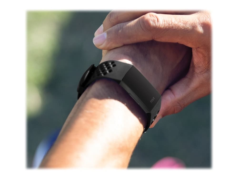 Fitbit Sport Band - Klokkestropp for aktivitetssporer - Små - svart