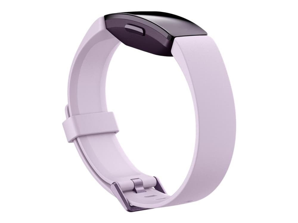 Fitbit Inspire HR - Svart - aktivitetssporer med bånd - silikon - lilla - band size: S/L - monokrom - Bluetooth - 20 g