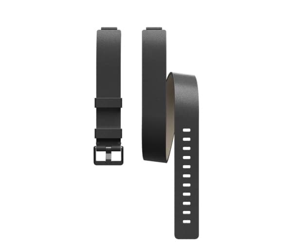 Fitbit FB169LBBK, Fitbit, Svart, Aluminium, Lær, En Størrelse, Inspire, Inspire HR, 138 - 165 mm
