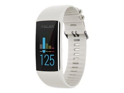 Polar A370 - Aktivitetssporer med bånd - silikon - ibenholthvit - band size: M/L - Bluetooth - 37.3 g