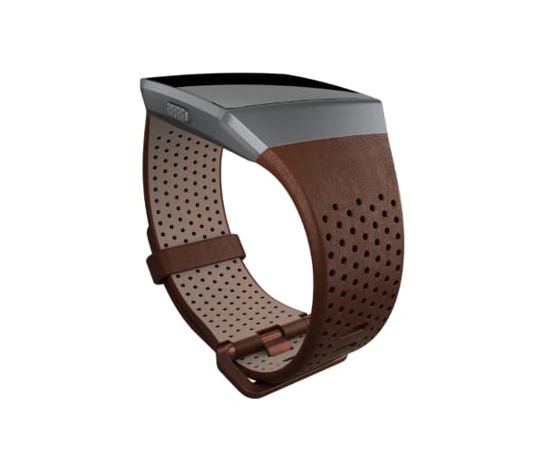 Fitbit FB-164LBDBS, Fitbit, Brun, Aluminium,Elastomer, S, Ionic, 140 - 170 mm