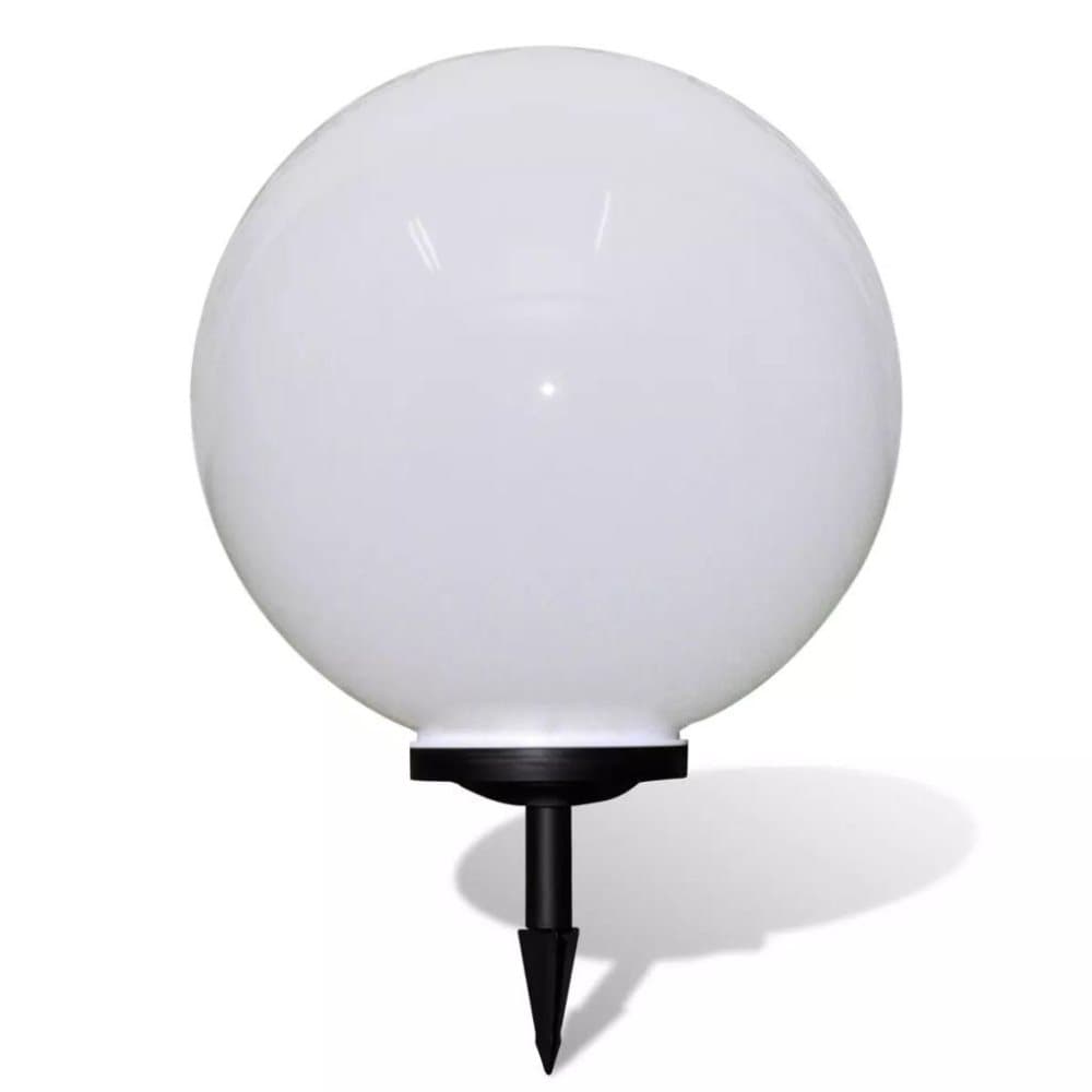 vidaXL Puutarha Aurinkovalaisin Pallovalo LED 50cm 1kpl maapiikillä