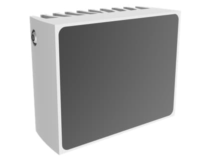 Mobotix MX-A-IRA-60, Grå, Hvit, Aluminium, 115 mm, 51 mm, 90 mm, 19 W