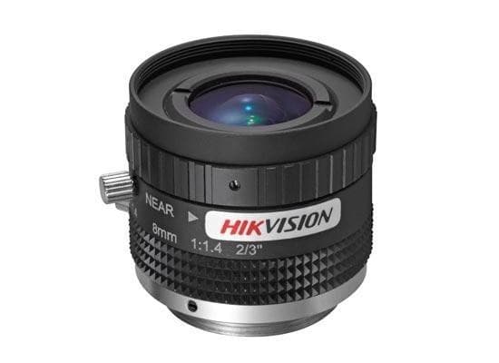 Hikvision Digital Technology MF0814M-5MP, Lins, Universal, Svart, Hikvision Digital Technology, C-bajonett, 8 - 8 mm