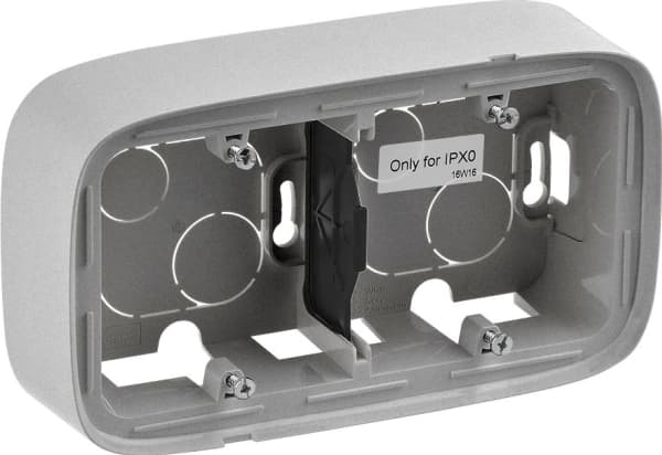 Legrand VALENA ALLURE Double surface-mounted aluminum box (755572)