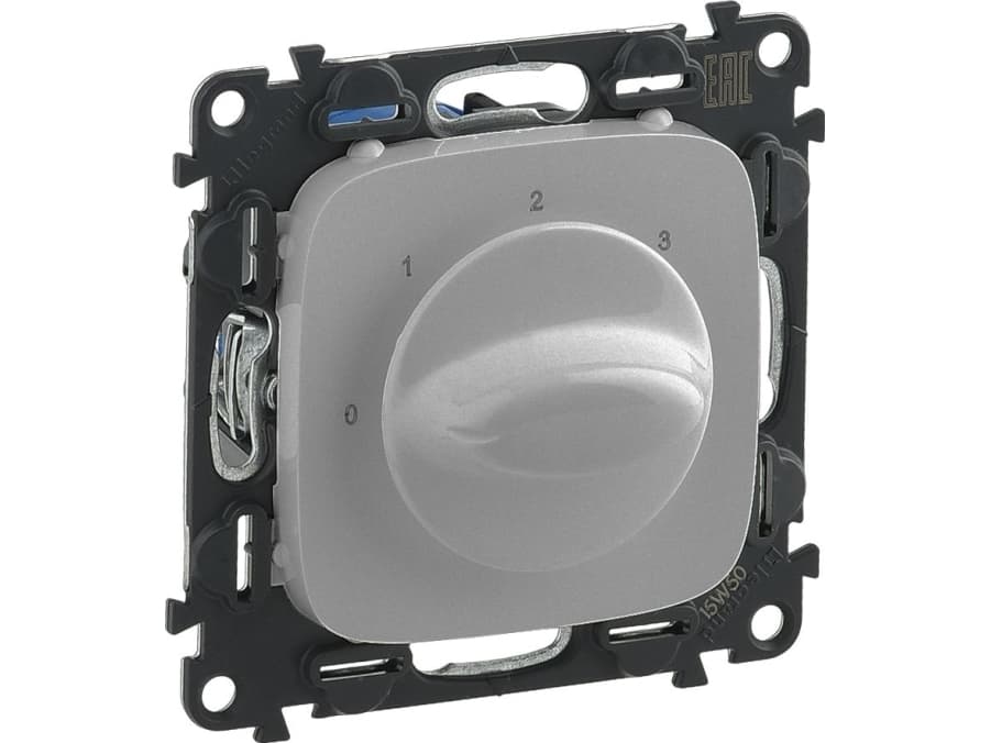 Legrand Valena Allure ventilation connector 4-position aluminum (755177)