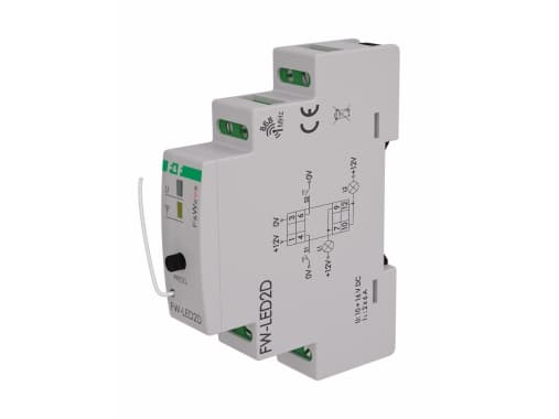 F&F Two-channel LED 12V DC driver. For DIN rail. (LED2D)