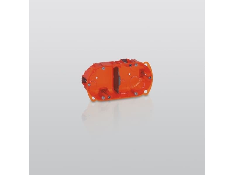 Legrand Batibox Double flush-mounted box 67mm 142 x 50mm orange (080122)