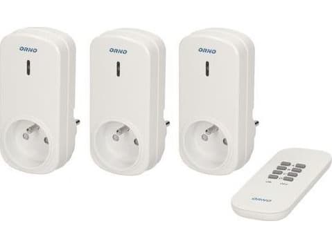Orno Set of wireless remote-controlled sockets, 3 pcs. OR-GB-417