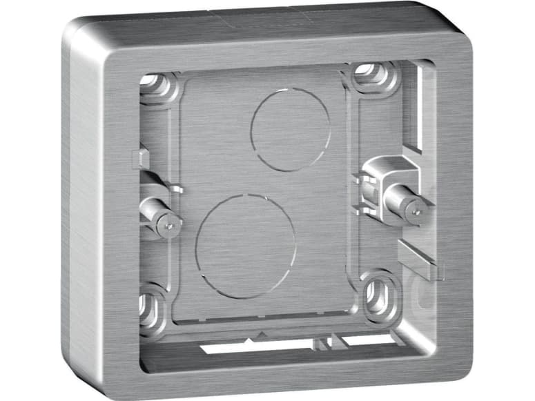 Legrand CELIANE single surface mounted titanium box (080244)