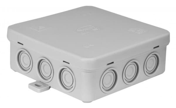 Simet N/t hermetic box, empty N7 100x100x38mm IP54 gray - 83007002