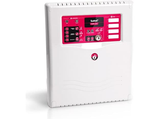 Satel Conventional fire alarm control panel 4 detection lines without LCD display (CSP-104)