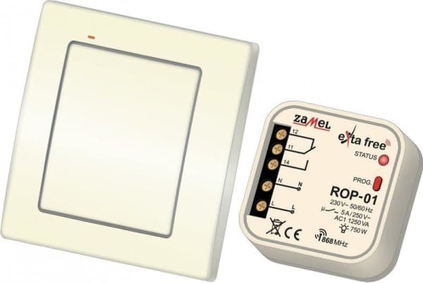 Zamel Wireless control kit (RNK02 + ROP01) - RZB-01