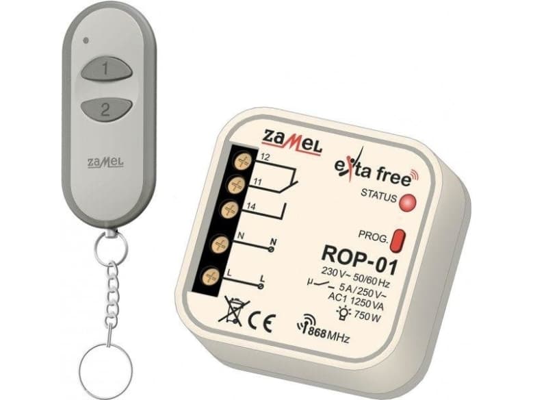 Zamel Wireless control kit (ROP01 + P257/2) - RZB-05
