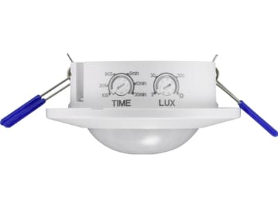 Renkforce RF-4216078, Passiv Infrarød (PIR) føler, Koblet med ledninger (ikke trådløs), 8 m, Tak, Hvit, IP20