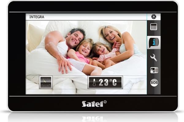 Satel LCD keypad with 7 '' black INTEGRA (INT-TSI-BSB)
