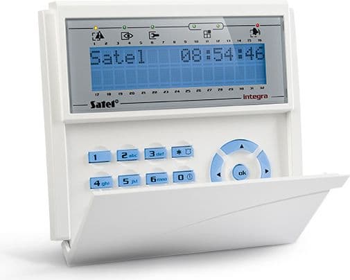 Satel LCD keypad INTEGRA blue backlight (INT-KLCD-BL)