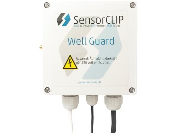 SENSORCLIP Brøndovervågning passer perfekt til u-overvågede spildevands brønde, med en eller flere husstande tilkoblet