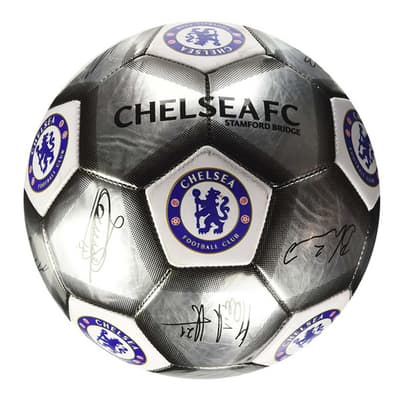 Chelsea FC Silver Signature Football