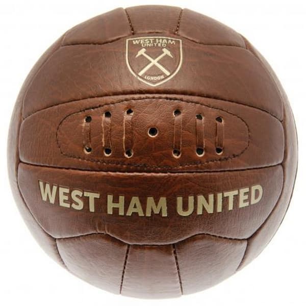 West Ham United FC Heritage Football Brown/Gold 5