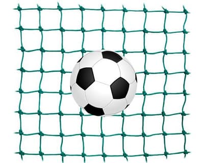 Fotbollsnät i bit 5x3m, 130mm