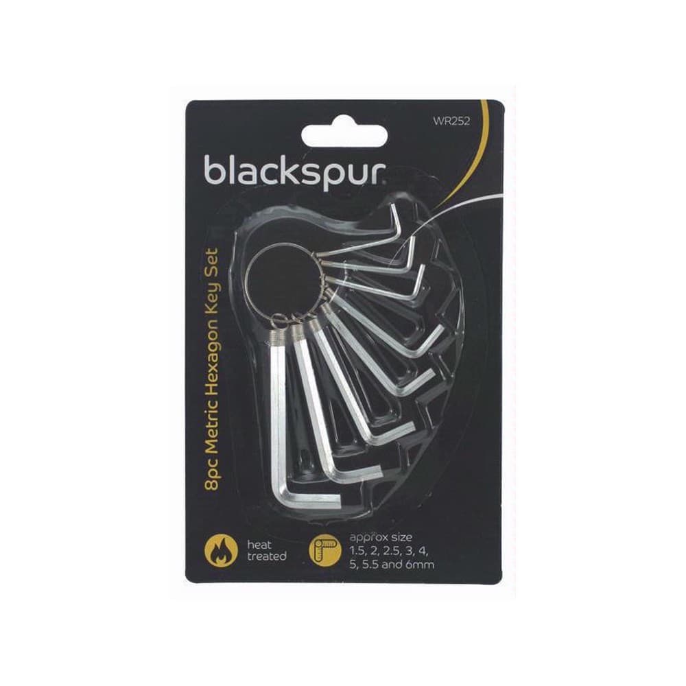 Blackspur Metric Hexagon Allen Key Set