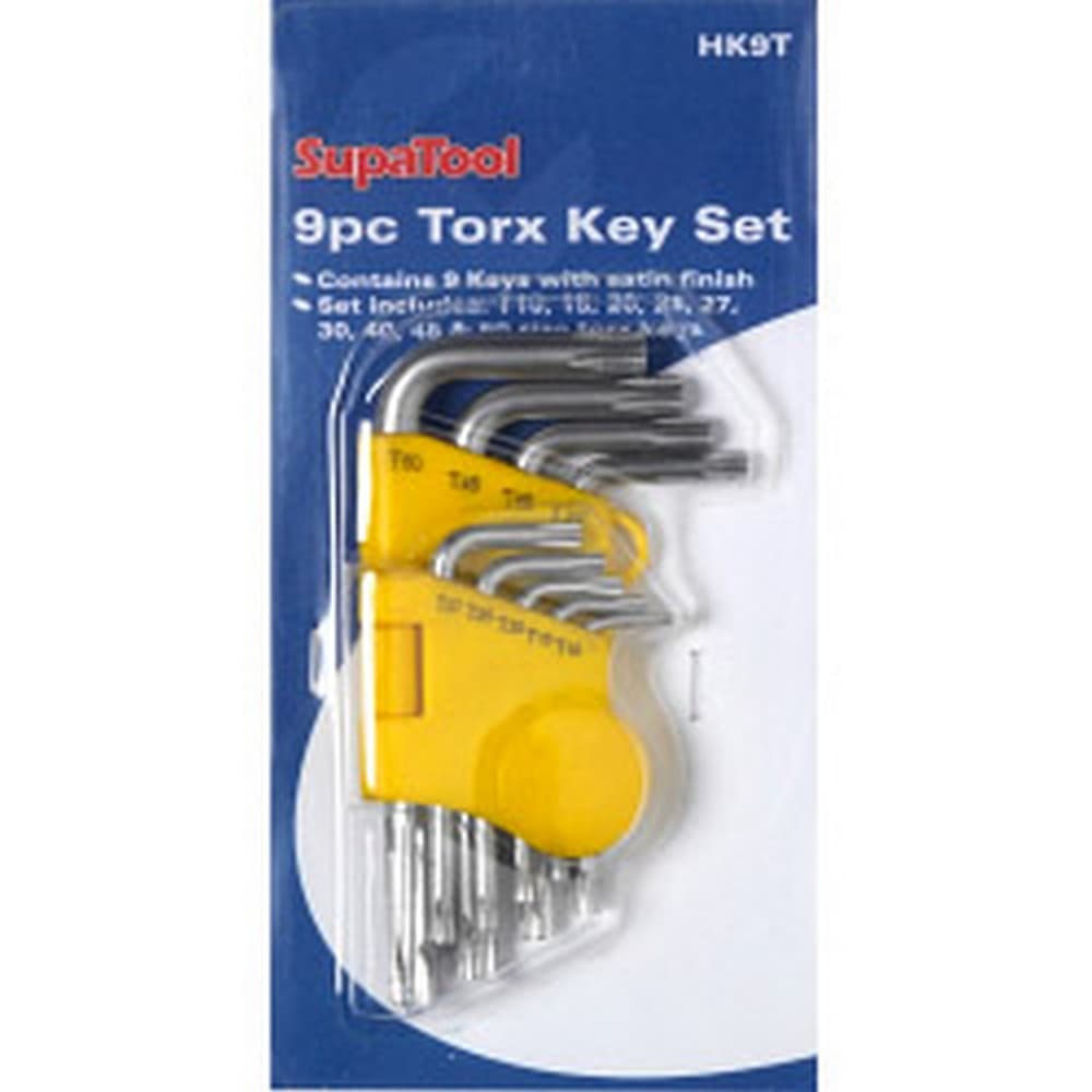 SupaTool Torx Key Set (9 Piece)