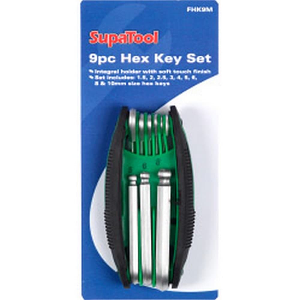SupaTool Integral Holder Hex Key Set
