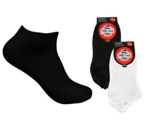 5-pack Ankel sockor lågt skaft