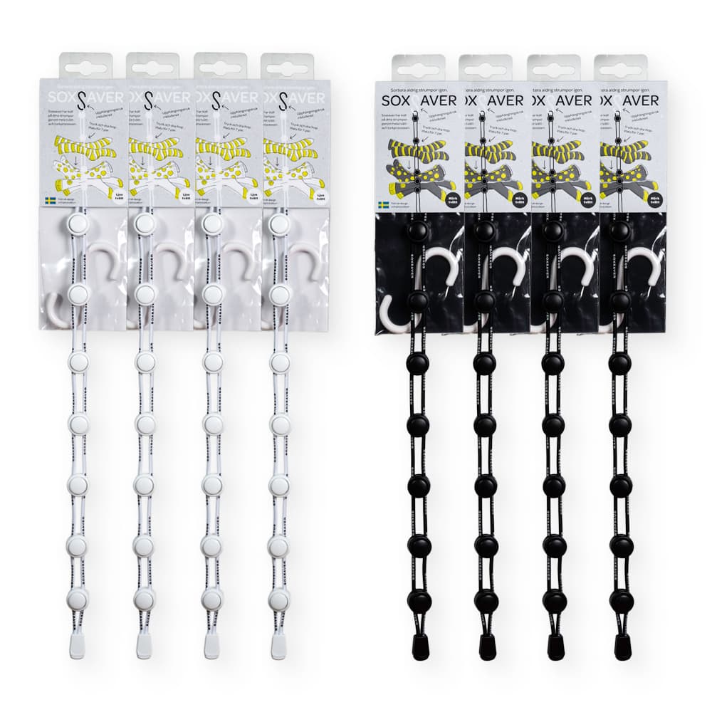 Soxsaver 8-pack Sortera aldrig strumpor igen!