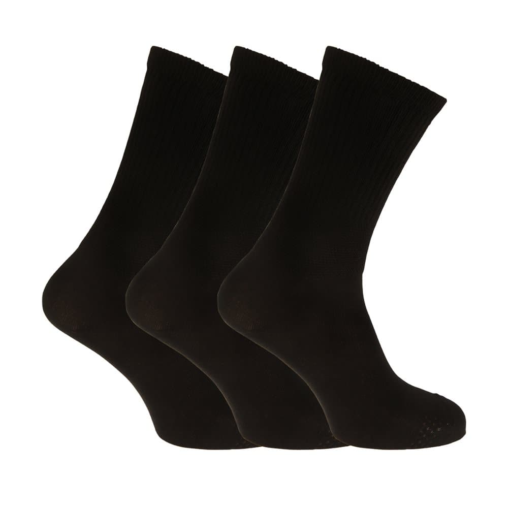 Womens/Ladies Extra Wide Comfort Fit Diabetic Socks (3 Pairs)