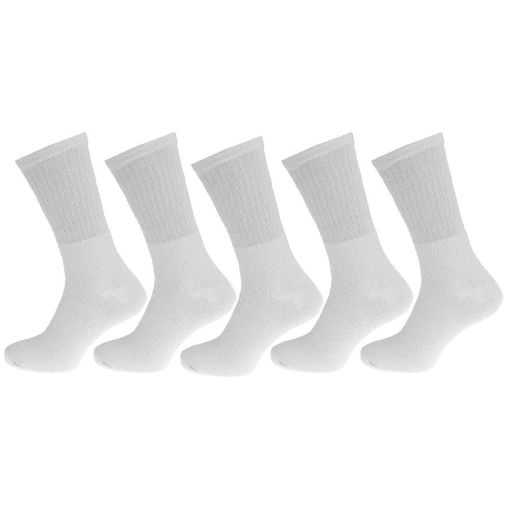 Mens Cotton Rich Big Foot Sport Socks (5 Pairs)