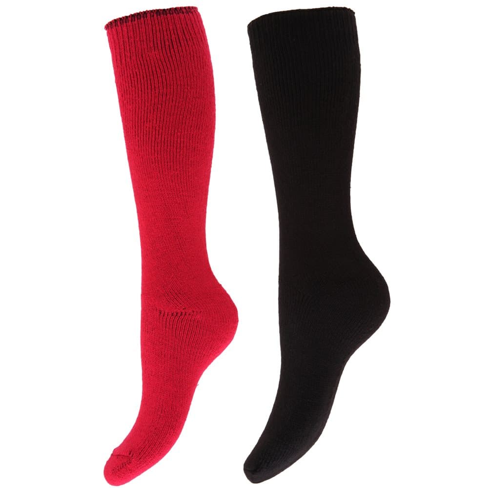 Floso Termisk vinter Wellington / Welly Bootsockor för damer / damer (2 par)
