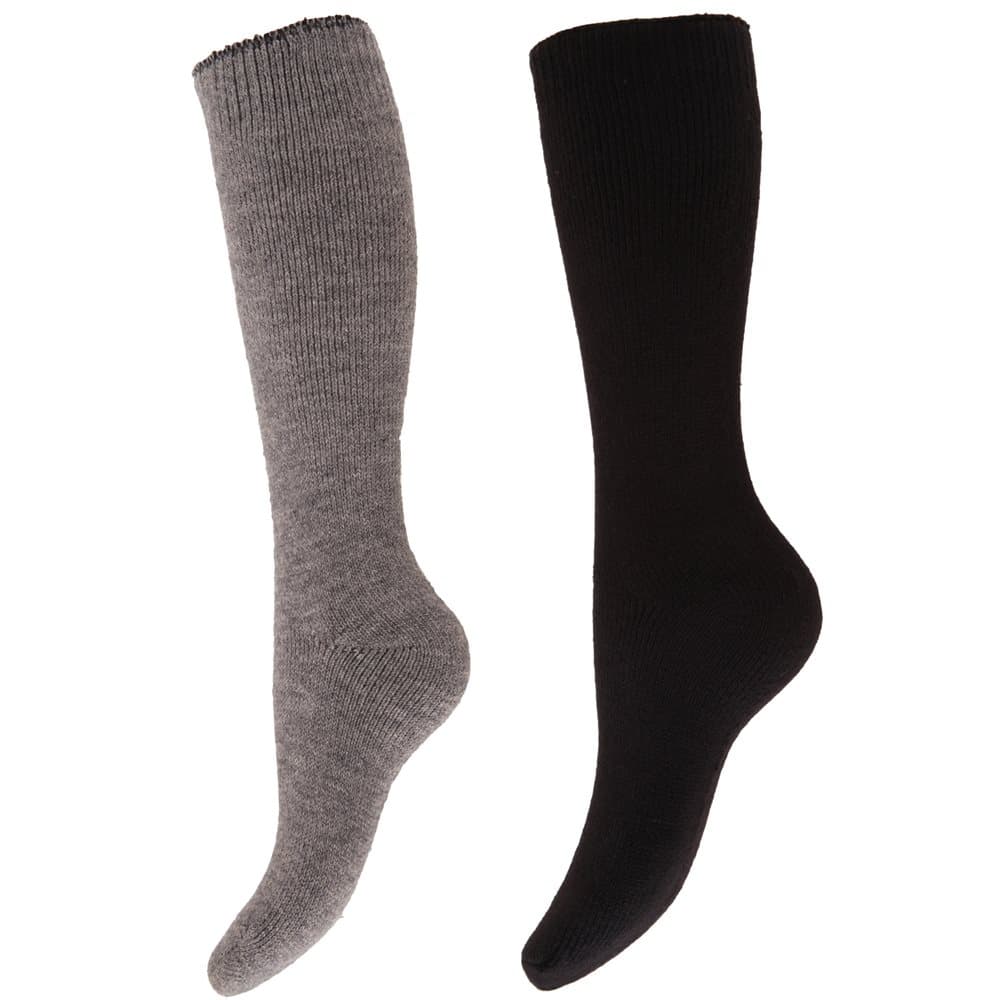 Floso Termisk vinter Wellington / Welly Bootsockor för damer / damer (2 par)