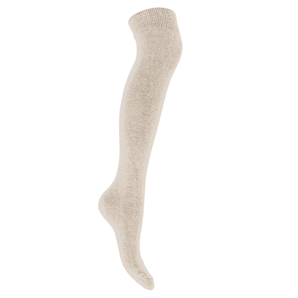 Flickor knähöga vanliga casual strumpor med LYCRA (paket med 3)