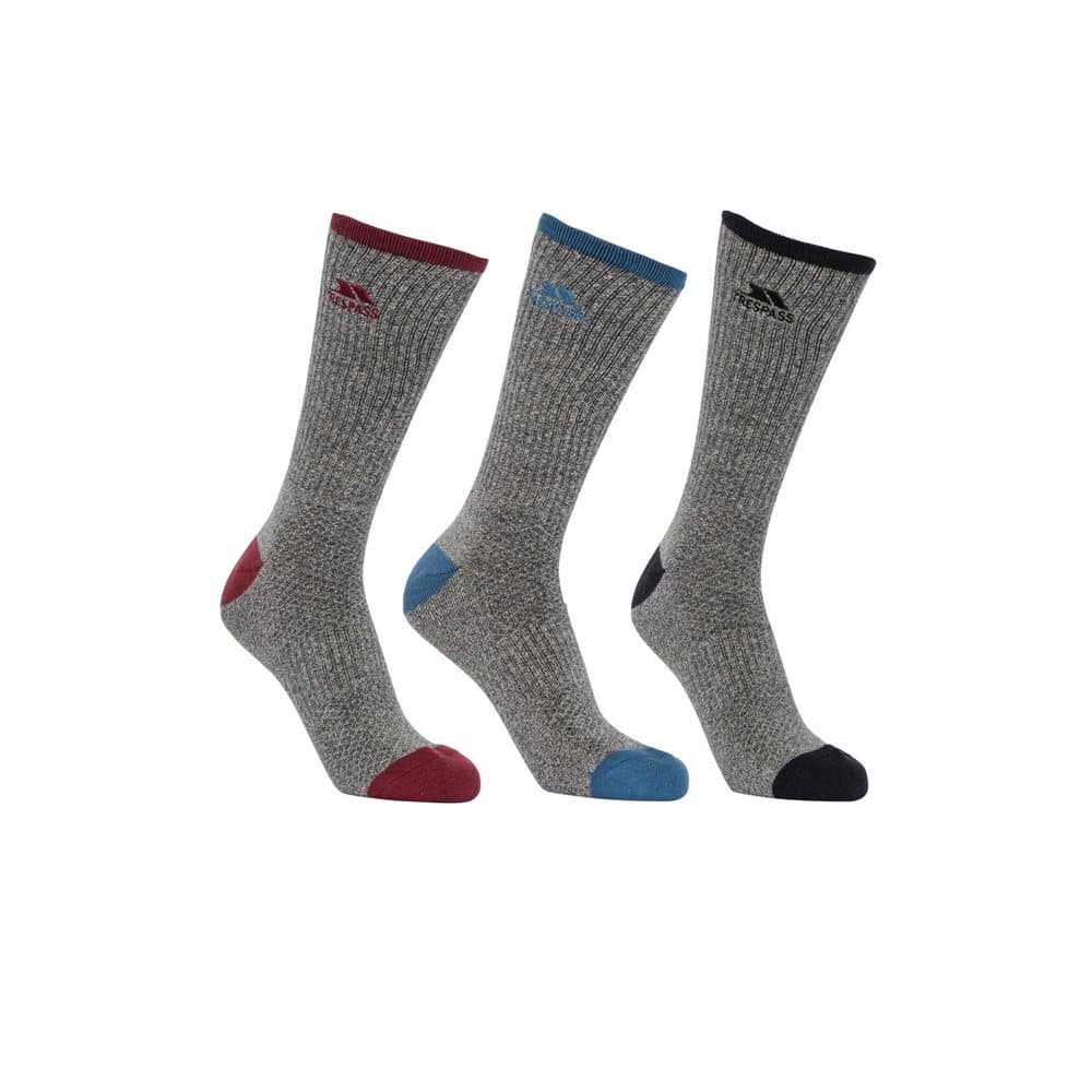 Trespass Mens Radulf Technical Sport Socks (Pack Of 3)