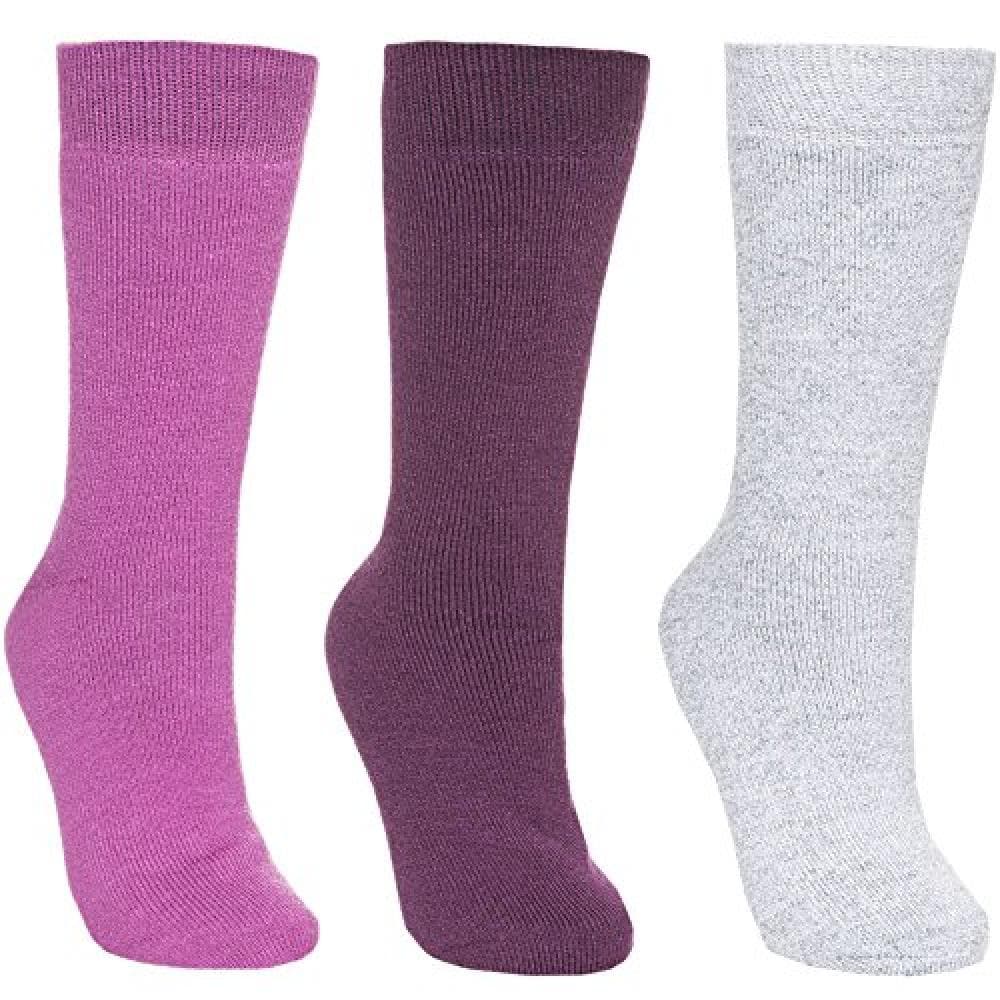 Trespass Kvinnor / damer varma termiska stövelsockor (paket med 3)